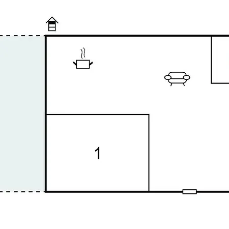 1 Bedroom Beautiful In *